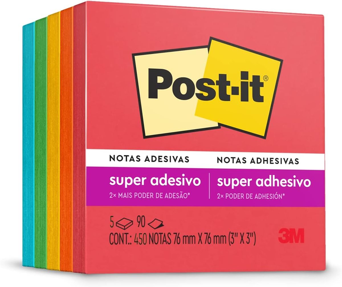 Bloco de Notas Adesivas Sortido
